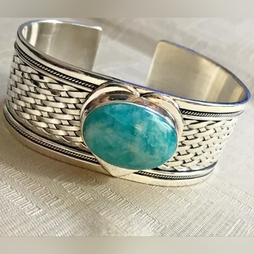 Nicky Butler RAJ Collection Limited Edition Cuff Bracelet 925 Sterling Silver NB